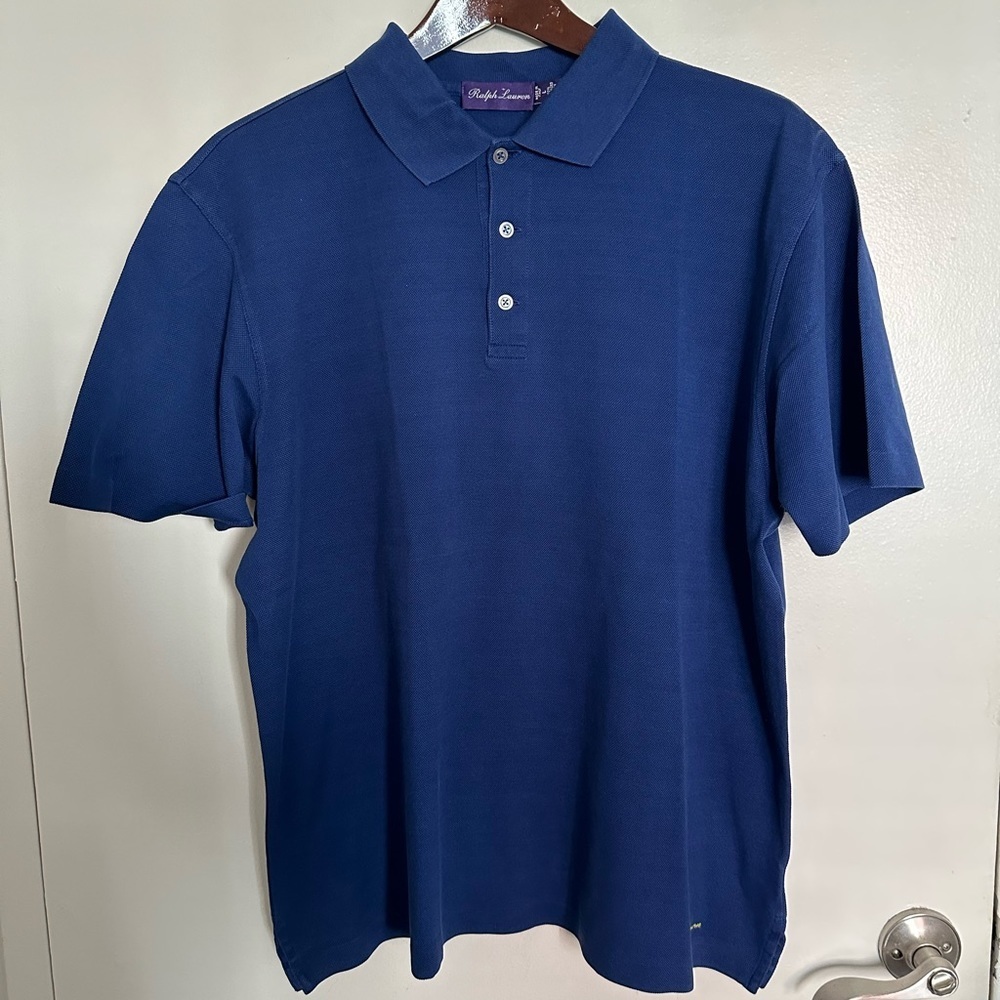 Ralph Lauren Purple Label Cobalt Polo